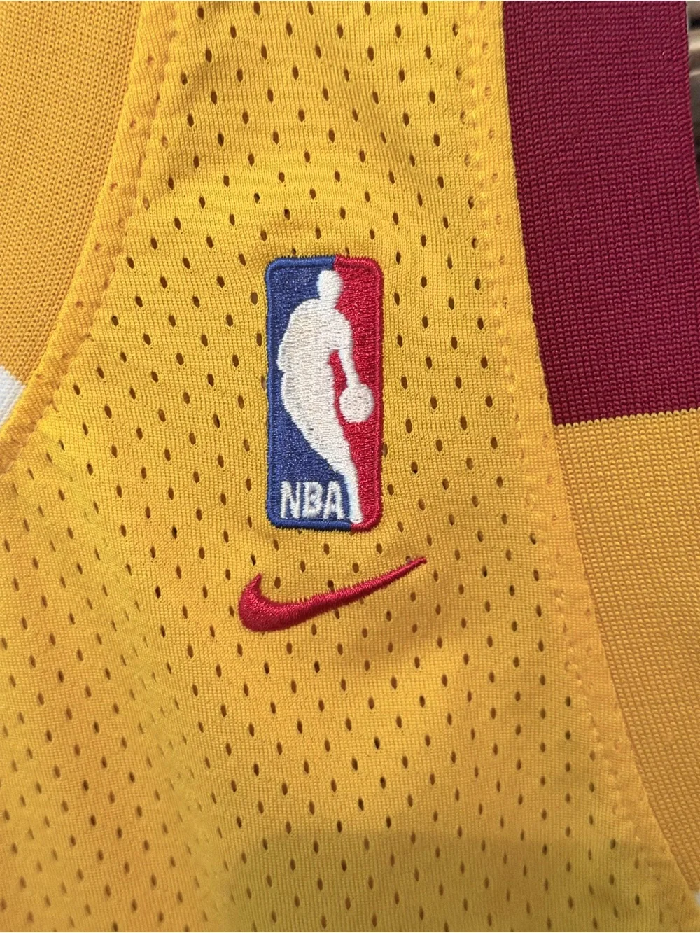 Nike Cavaliers #23 Yellow Basketball Jersey - LeBron James